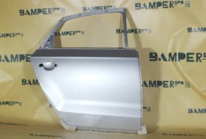 Дверь задняя правая Volkswagen Polo 5 2010-2020 седан 8E, LA7W Reflex Silver Серебристый