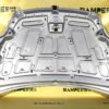 Капот Ford Focus 2 2008-2011 Тайвань 2431, ZJNC Moondust Silver Серебристый Т.