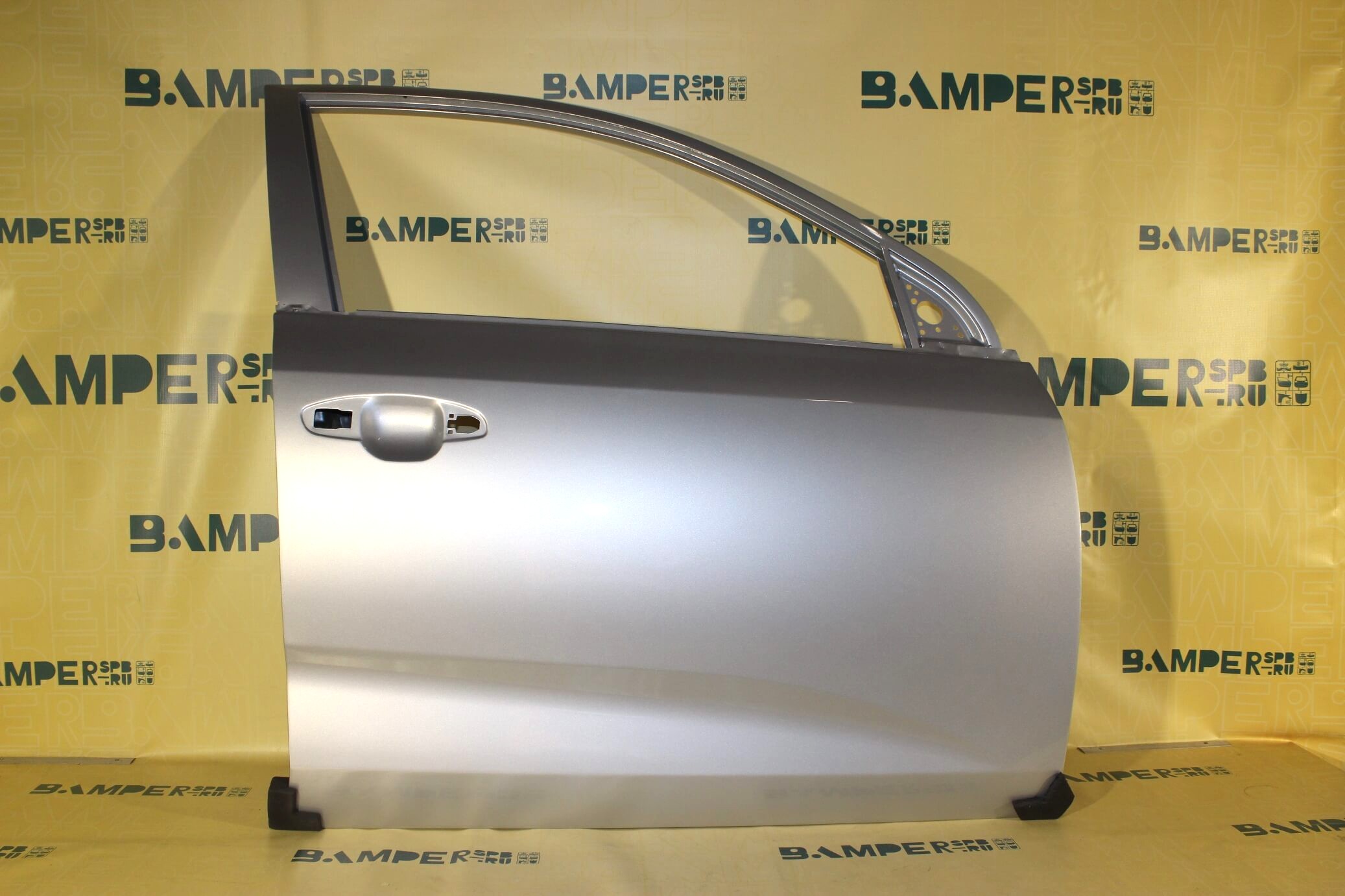 Дверь передняя правая Kia Rio 4 FB 2017-2023 седан RHM Sleek Silver Серебристый