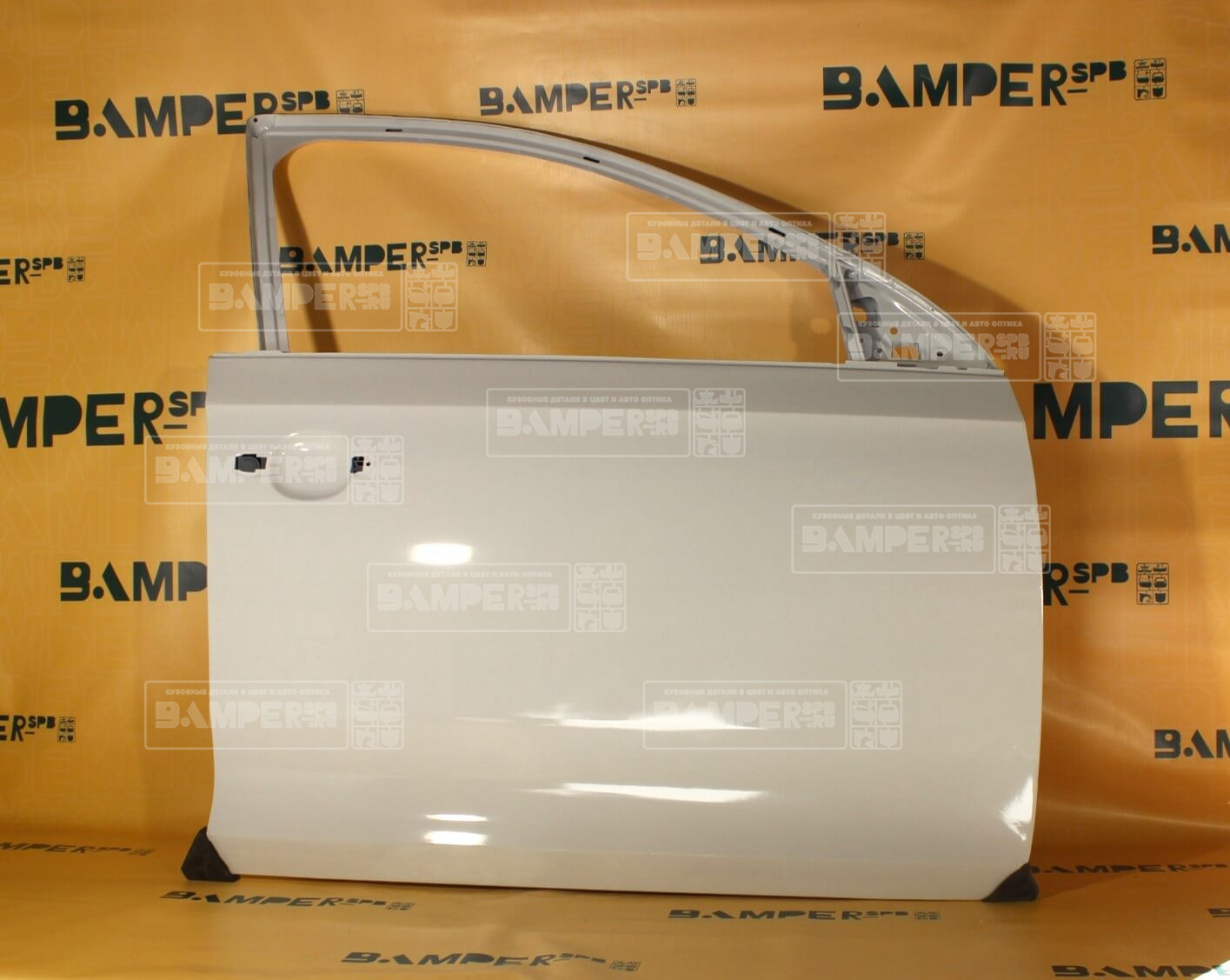 Дверь передняя правая Skoda Rapid 2012-2020 / 2020- / Volkswagen Polo 6 2020 лифтбек 0Q, C9A, LC9A Pure White Белый солид П.