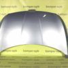 Капот Hyundai Solaris 1 2011-2015 Тайвань VEA Ice Silver, Celadon Blue Голубой