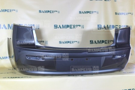 Бампер задний Mitsubishi Lancer 10 2007-нв седан A39 Medium Purplish, Stone Grey Metallic Серый