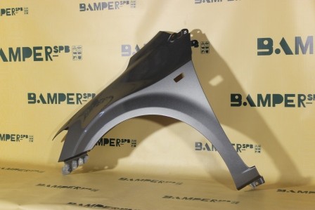 Крыло левое Chevrolet Aveo T300 2011-нв под повт. Тайвань  04U, GQW, CHE04U Urban Grey Серый металлик Т.