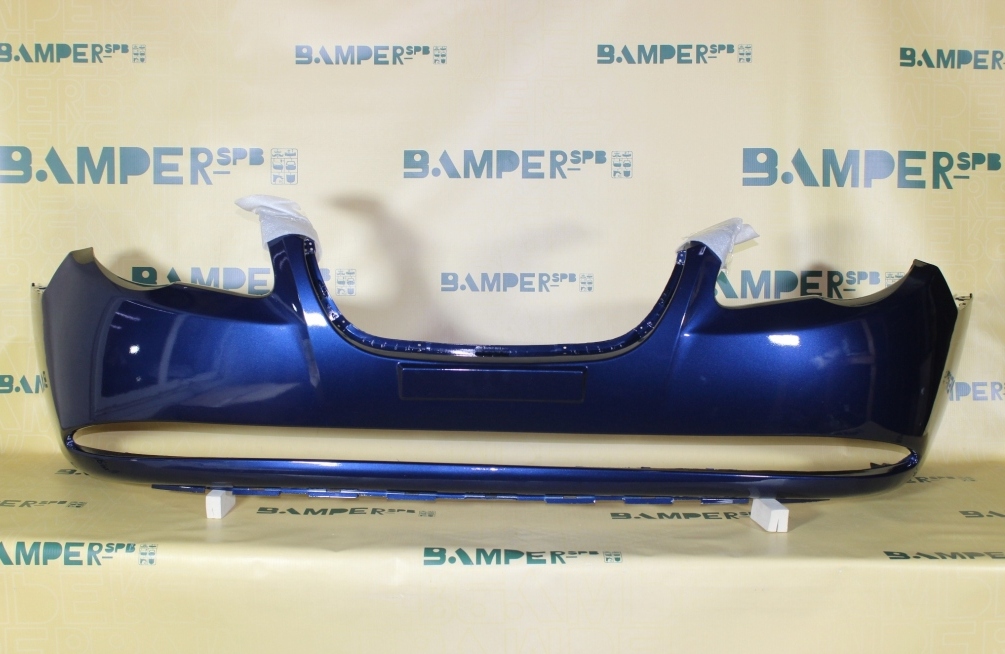 Бампер передний Hyundai Elantra 4 HD 2006-2011 2X Indigo Blue Синий металлик