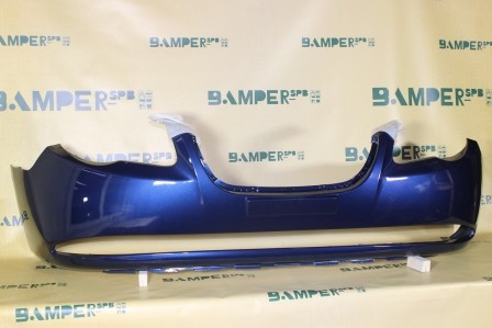 Бампер передний Hyundai Elantra 4 HD 2006-2011 2X Indigo Blue Синий металлик