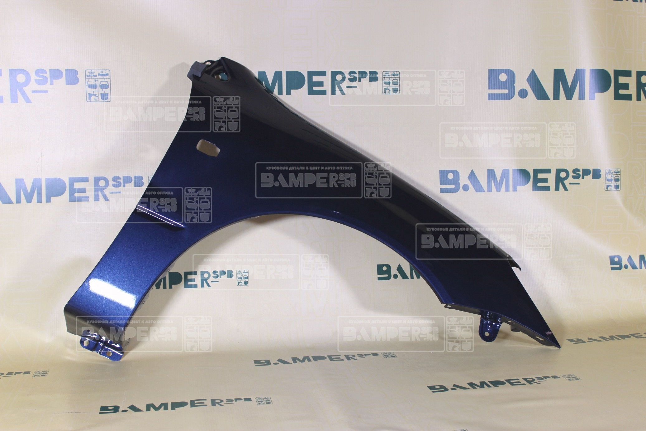 Крыло правое Mitsubishi Lancer 9 T54 Dark Blue Синий металлик