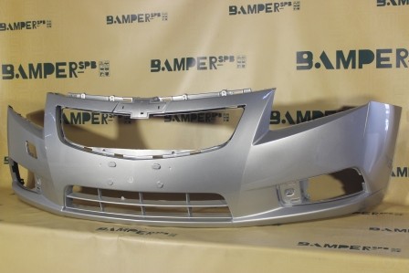 Бампер передний Chevrolet Cruze 2009-2013 GAN, 176 Switchblade Silver Серебристый