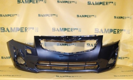 Бампер передний Chevrolet Cruze рестайлинг 2013-2016 GEU, 22A Waterworld Синий