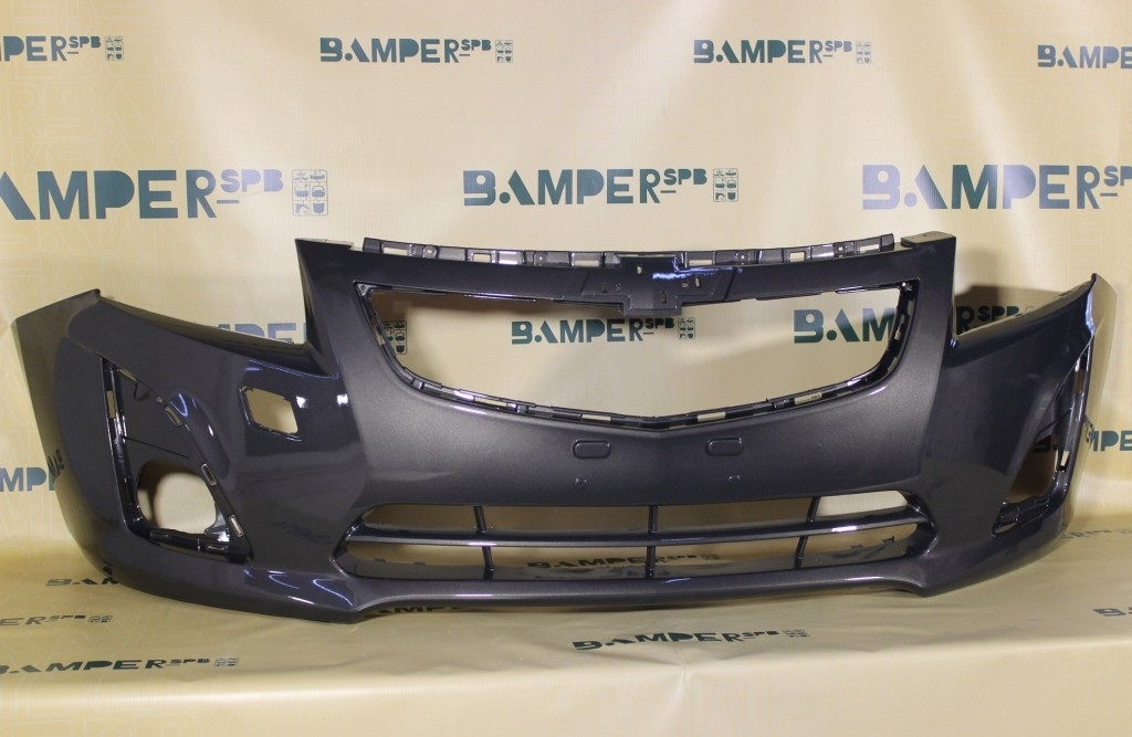 Бампер передний Chevrolet Cruze рестайлинг 2013-2016 GWH, 190 Phantom Grey Серый