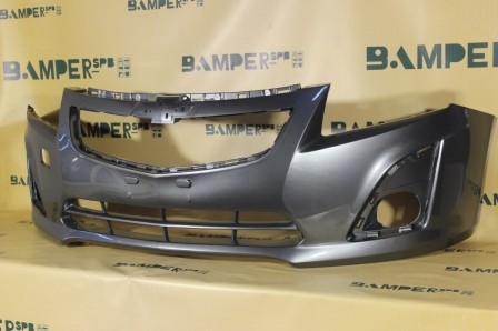 Бампер передний Chevrolet Cruze рестайлинг 2013-2016 GYM, 205V Satin Steel Grey Серый