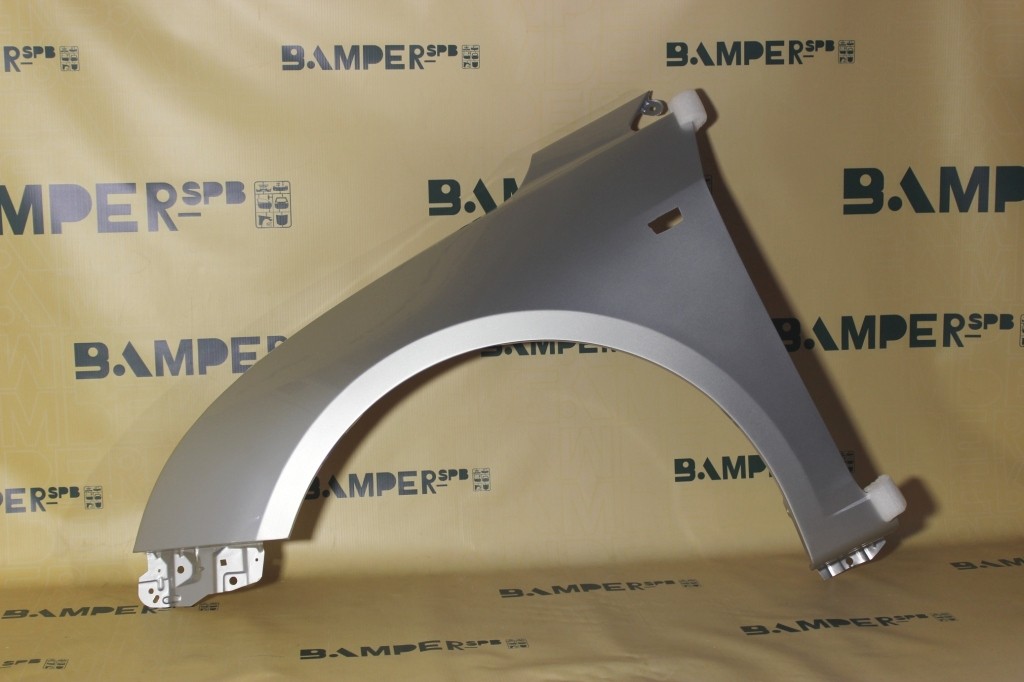 Крыло левое Chevrolet Cruze 1 2009-2016 с отв. под повт. GAN, 176 Switchblade Silver Серебристый