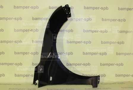 Крыло правое Chevrolet Cruze 2009-2016 с отв. под повт. GAR, 22C Carbon Flash Черный
