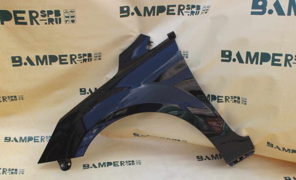 Крыло Ford Focus 2 2008-2011 левое 2851, JAYC Panther Black Черный Т.