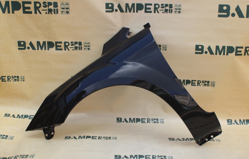 Крыло Ford Focus 2 2008-2011 левое 2851, JAYC Panther Black Черный Т.