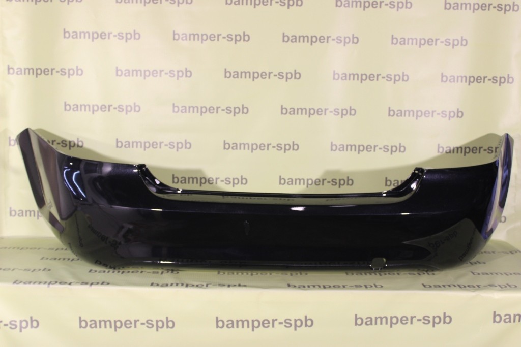 Бампер задний Ford Focus 2 2008-2011 седан 2851, JAYC Panther Black Черный