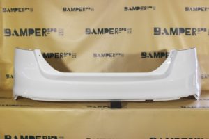Бампер задний Ford Focus 3 2011-2015 седан 7VTA Frozen White Белый