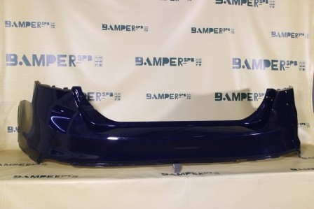 Бампер задний Ford Focus 3 2011-2015 седан 8CWA Blazer Blue Темно-синий