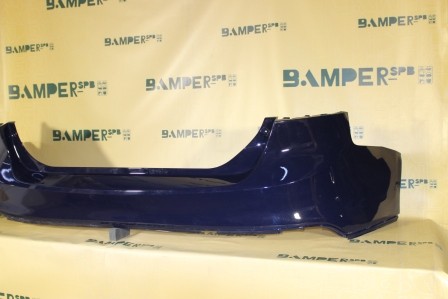 Бампер задний Ford Focus 3 2011-2015 седан 8CWA Blazer Blue Темно-синий