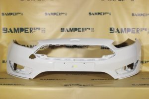 Бампер передний Ford Focus 3 2015-2019 7VTA Frozen White Белый