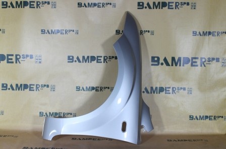 Крыло Ford Focus 2 2005-2008 левое 2431, ZJNC Moondust Silver Серебристый Т.