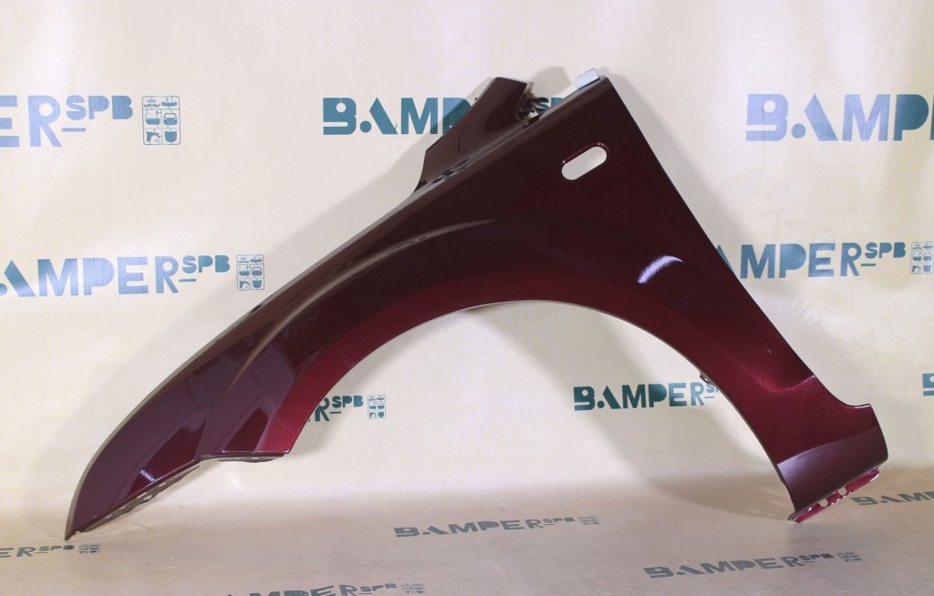 Крыло Ford Focus 2 2005-2008 левое 4SVE Deep Rosso Red Красный