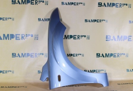 Крыло Ford Focus 2 2005-2008 правое 3DTC Tonic Голубой, Серо-голубой