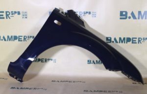 Крыло Ford Focus 2 2005-2008 правое 8CWA Blazer Blue Темно-синий