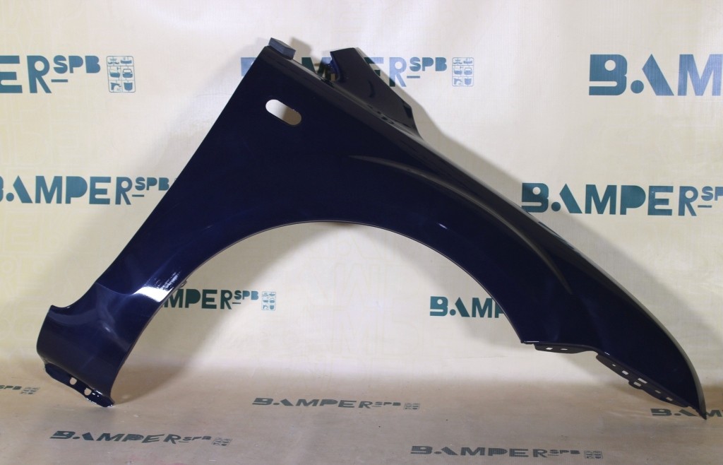Крыло Ford Focus 2 2005-2008 правое 8CWA Blazer Blue Темно-синий