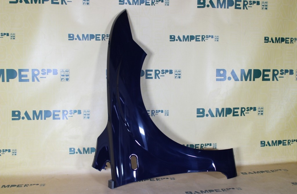 Крыло Ford Focus 2 2005-2008 правое 8CWA Blazer Blue Темно-синий