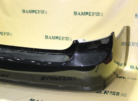 Бампер задний Chevrolet Lacetti 2004-2013 седан 87U Pearl Black Черный