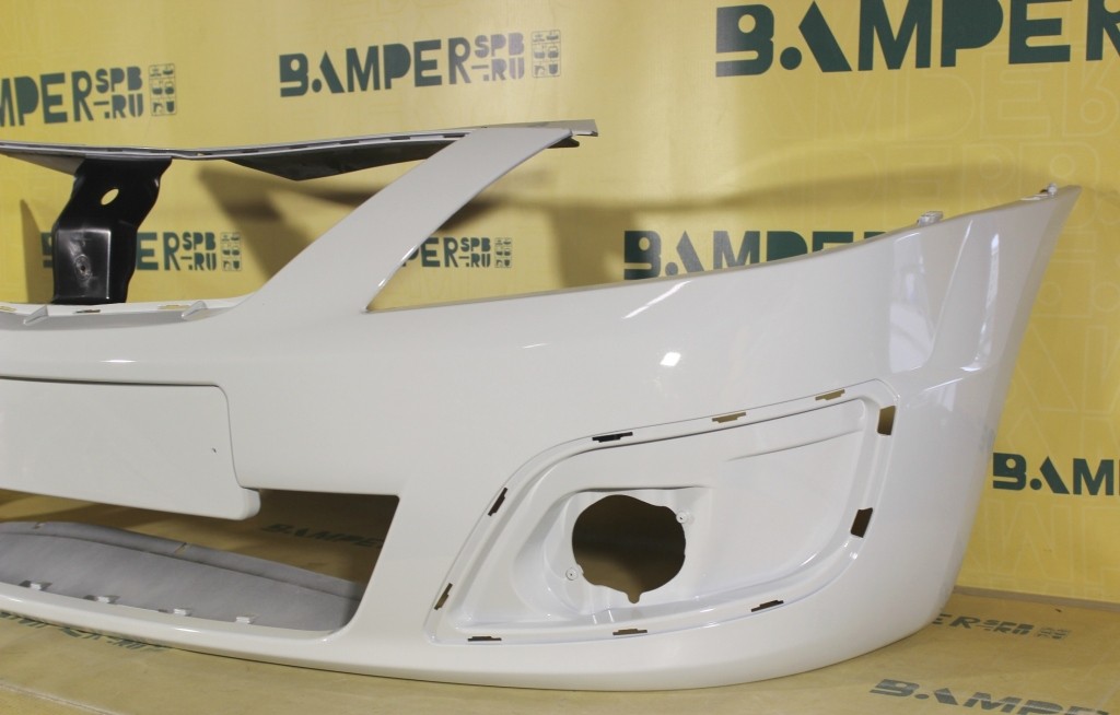 Бампер передний Lada Largus 1 2012-2021 221 Ледниковый Белый Т.