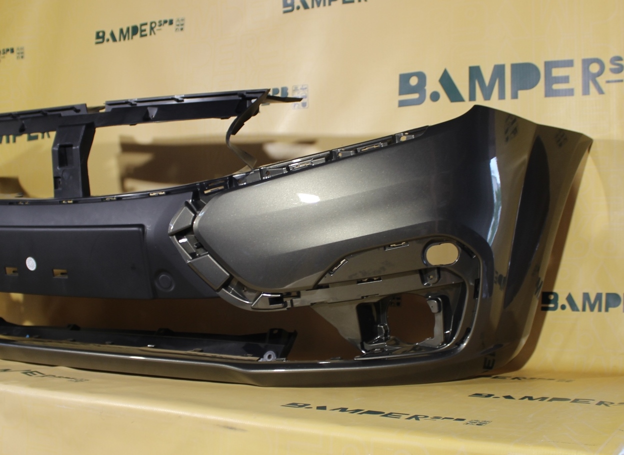 Бампер передний LADA Largus FL 2021- 238 Каракум, Каракумы Коричневый, Серый Т.