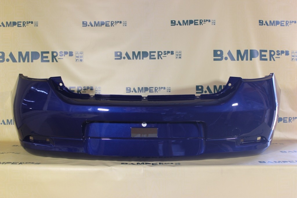 Бампер задний Renault Logan 2 2014-2021 RPG Diplomat Дипломат Синий
