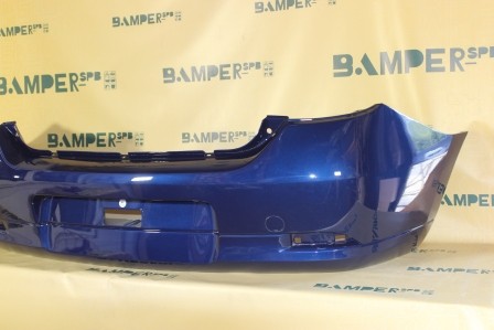 Бампер задний Renault Logan 2 2014-2021 RPG Diplomat Дипломат Синий