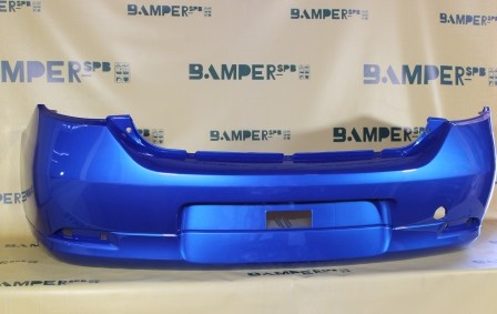 Бампер задний Renault Logan 2 2014-2021 RPL Azur Blue Лазурно-синий