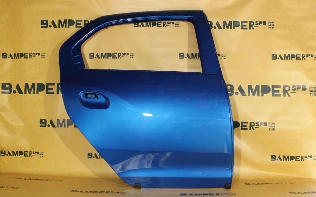Дверь задняя правая Renault Logan 2 2014-2021 RPL Azur Blue Лазурно-синий металлик