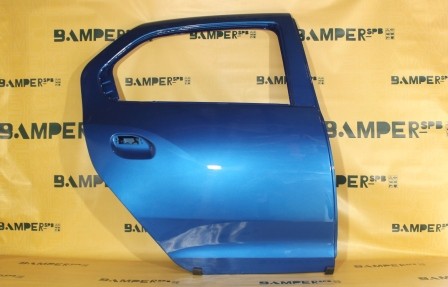 Дверь задняя правая Renault Logan 2 2014-2021 RPL Azur Blue Лазурно-синий металлик