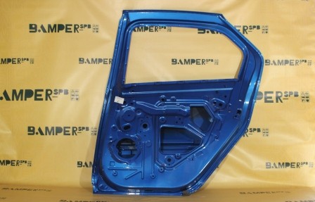 Дверь задняя правая Renault Logan 2 2014-2021 RPL Azur Blue Лазурно-синий металлик