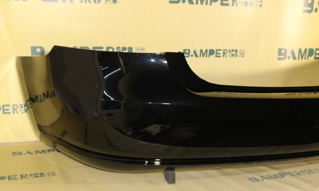 Бампер задний Volkswagen Polo 5 2010-2015 седан 2T, LC9X Deep Black Черный перламутр