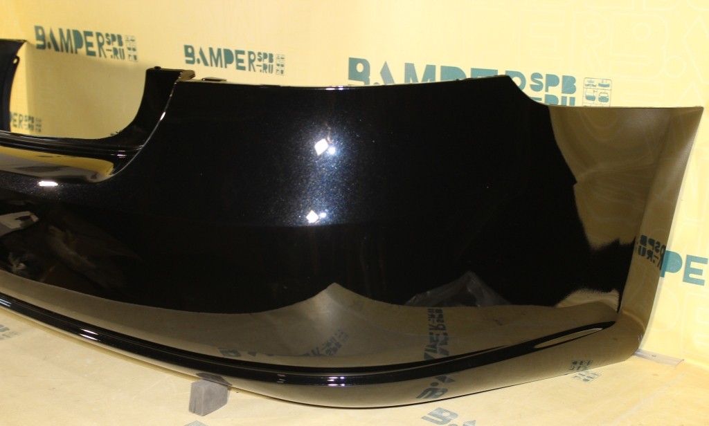 Бампер задний Volkswagen Polo 5 2010-2015 седан 2T, LC9X Deep Black Черный перламутр