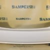 Бампер задний Volkswagen Polo 5 2010-2015 седан B4, B9A, LB9A Candy White Белый