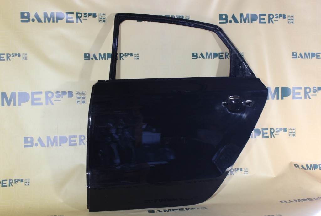 Дверь задняя левая Volkswagen Polo 5 2010-2020 седан 2T, LC9X, С9Х Deep Black Черный Дверь задняя левая Volkswagen Polo 5 2010-2020 седан 2T, LC9X, С9Х Deep Black Черный