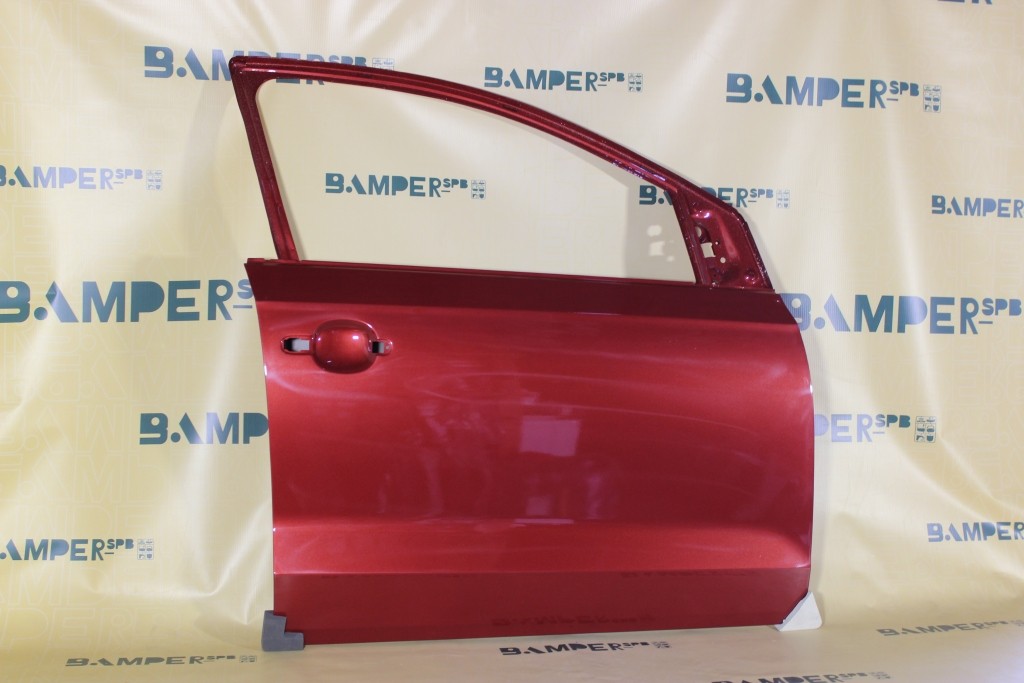 Дверь передняя правая Volkswagen Polo 5 2010-2020 2K, LA3T, А3T Wild Cherry Red Красный Дверь передняя правая Volkswagen Polo 5 2010-2020 2K, LA3T, А3T Wild Cherry Red Красный
