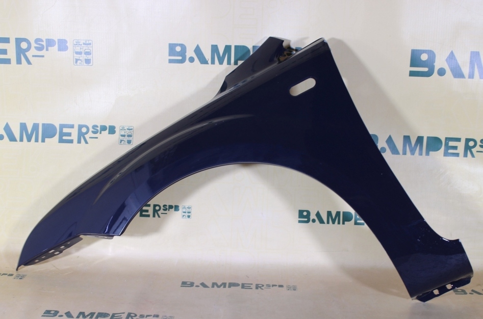 Крыло Ford Focus 2 2005-2008 левое 8CWA Blazer Blue Темно-синий Т.