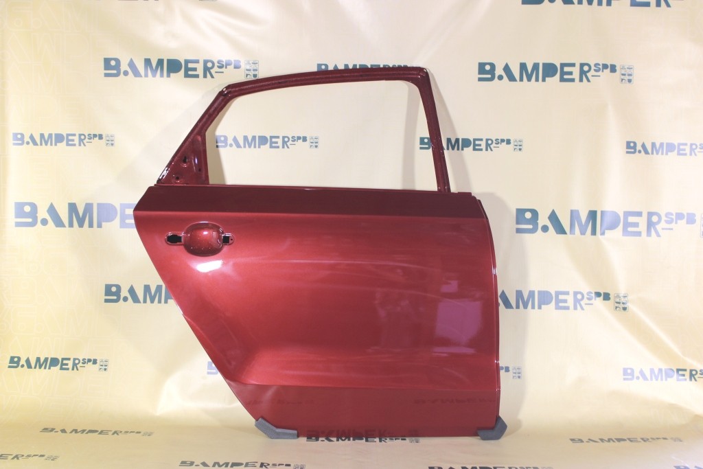 Дверь задняя правая Volkswagen Polo 5 2010-2020 седан 2K, LA3T, А3T Wild Cherry Red Красный