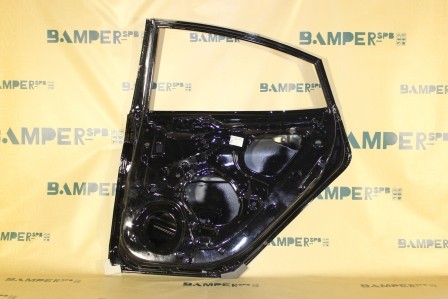 Дверь задняя правая Hyundai Solaris 1 2011-2017 седан MZH Phantom Black Черный