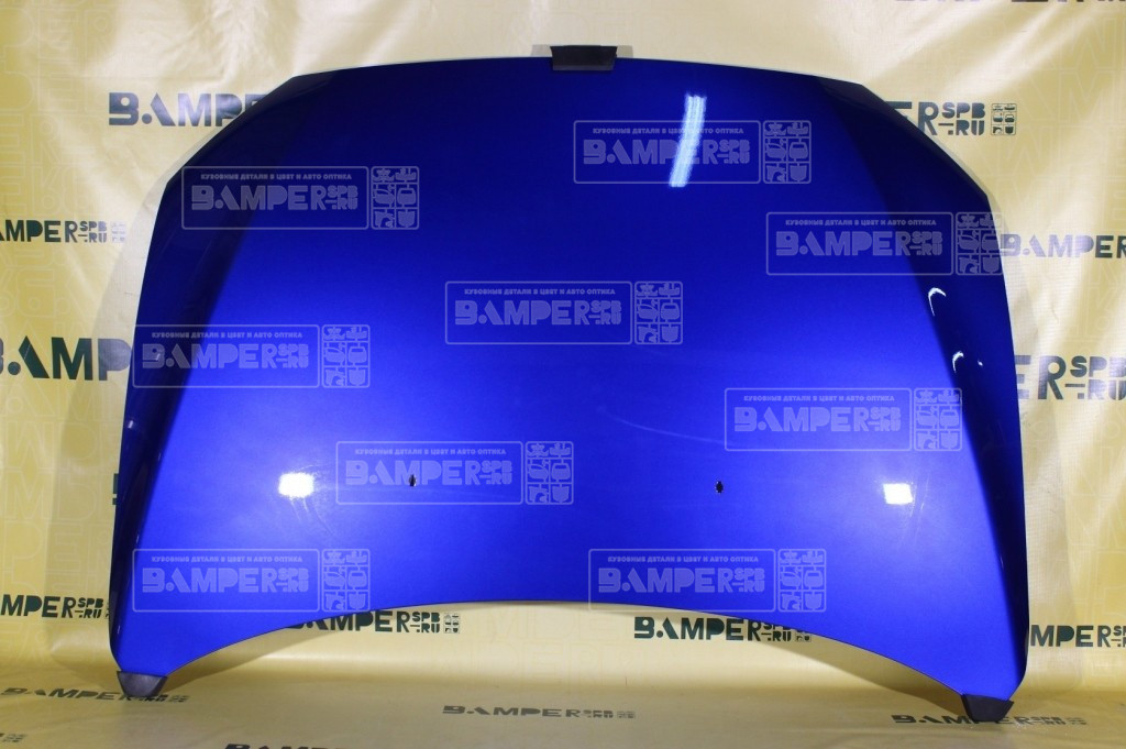 Капот Mitsubishi Lancer 10 2007-2015 D06 Octane Blue Синий