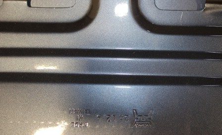 Капот Ford Focus 2 2005-2008 Тайвань 6DYE Sea Grey Серый Т.