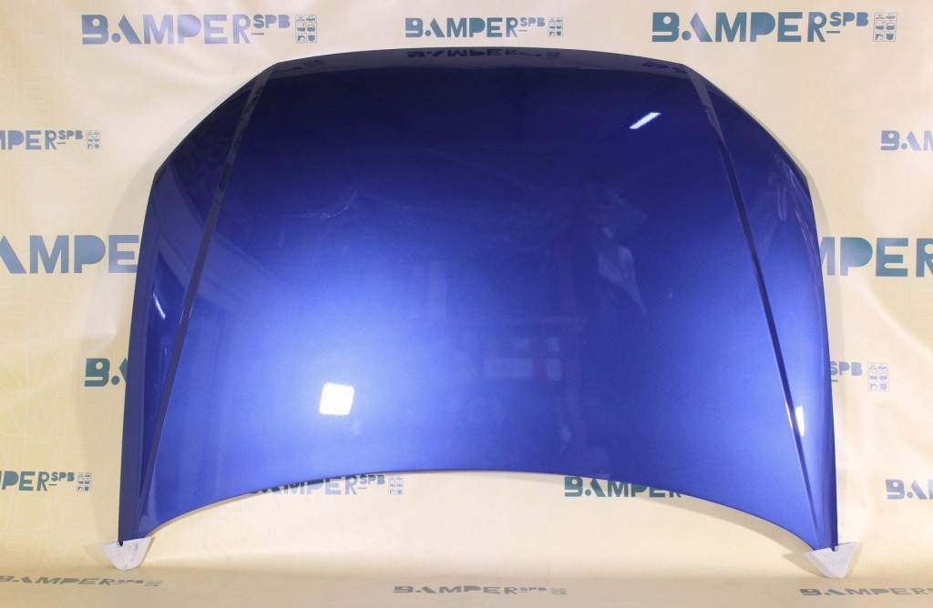 Капот Volkswagen Polo 5 2015-2020 0A, LB5K Reef Blue Синий
