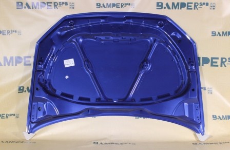 Капот Volkswagen Polo 5 2015-2020 0A, LB5K Reef Blue Синий